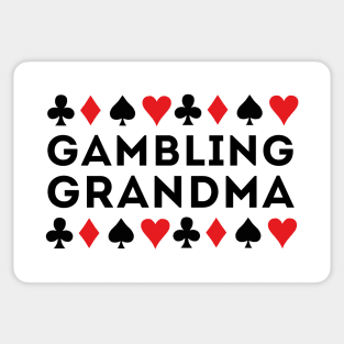 Gambling Grandma Sticker